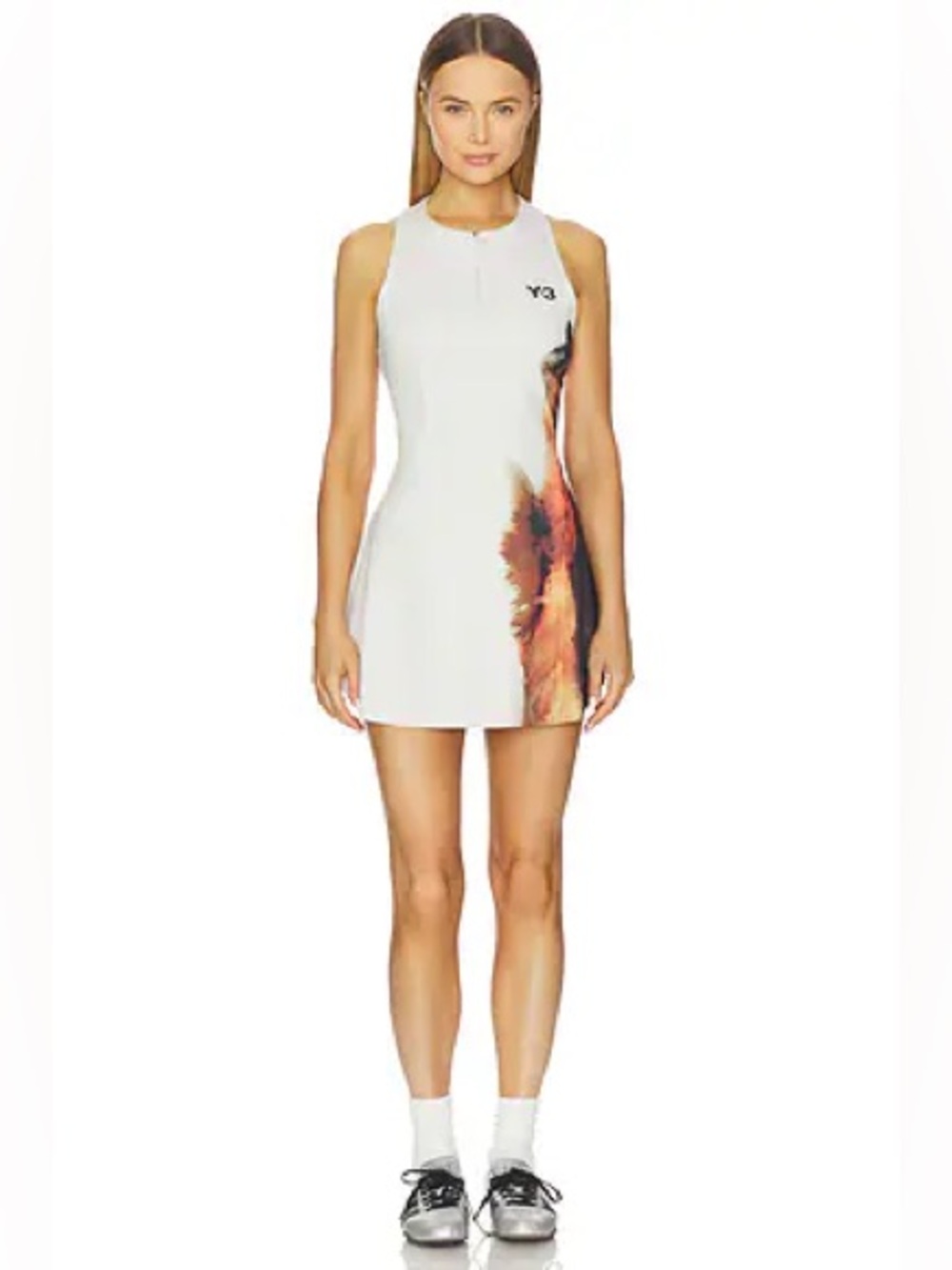 Y-3 x US Open Tennis Pro Dress in Orbit Grey
